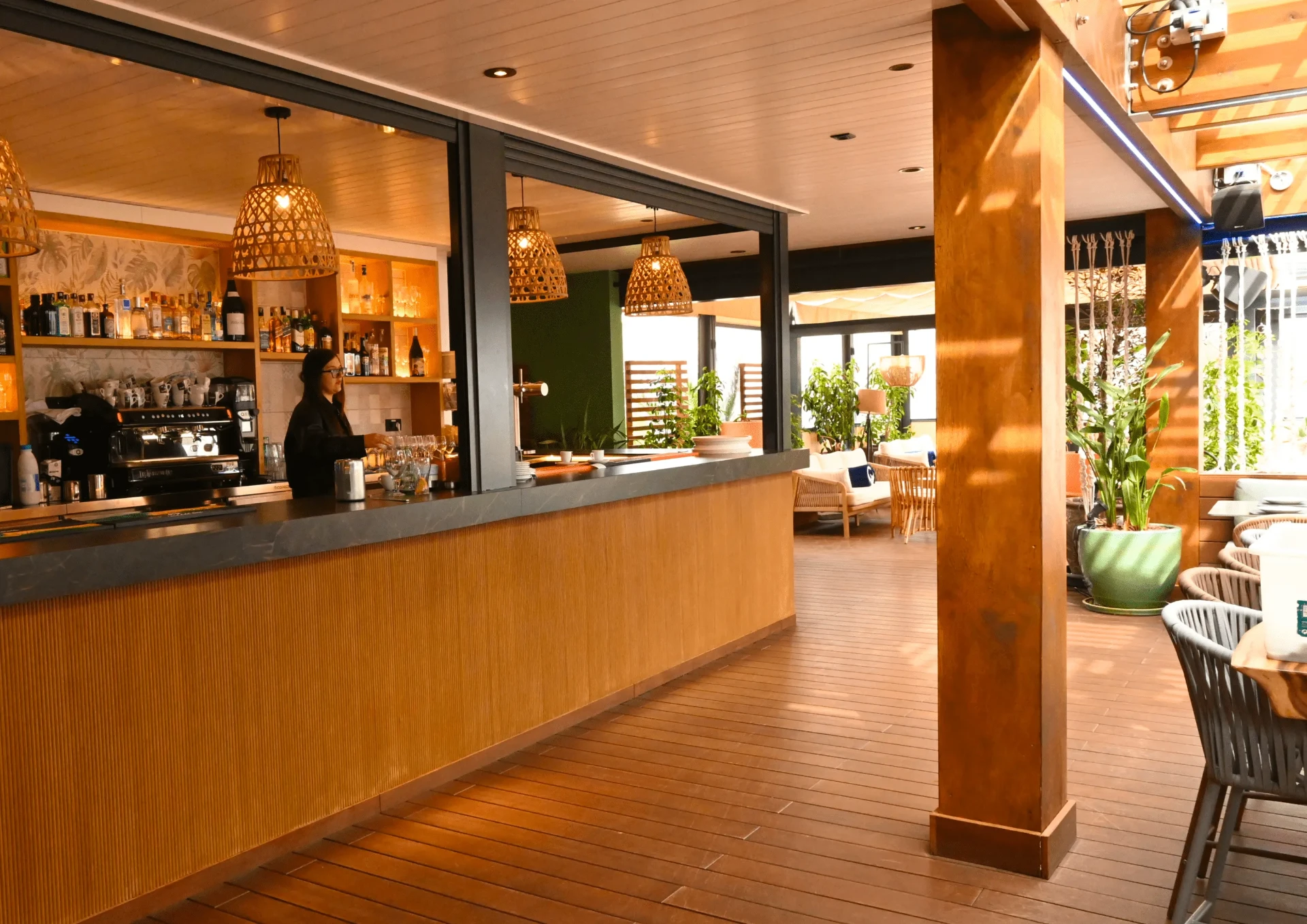 Restaurant Cladding Bamboo Fencing & Cladding NZ | Engineered by Dasso